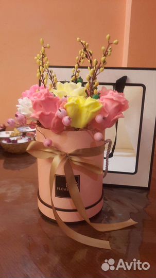 Букет цветов из мыла