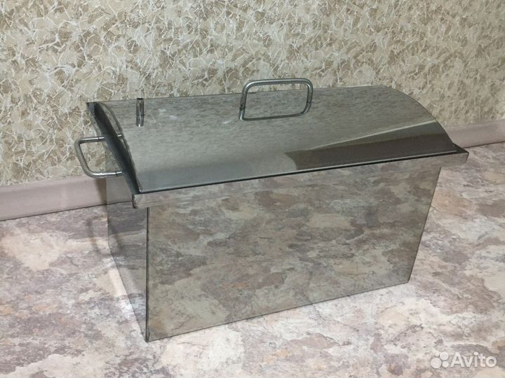 Коптильня горячего копчения из нержавейки