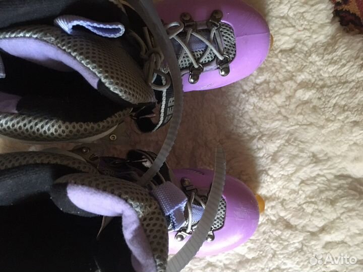 Ролики пара 36 размер плюс ролики 40 р. подарок