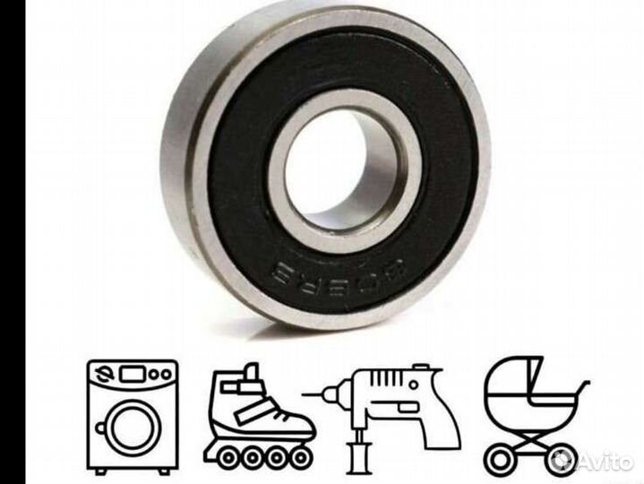 Подшипник 608 2RS (180018) 8*22*7 мм abec 7 6082