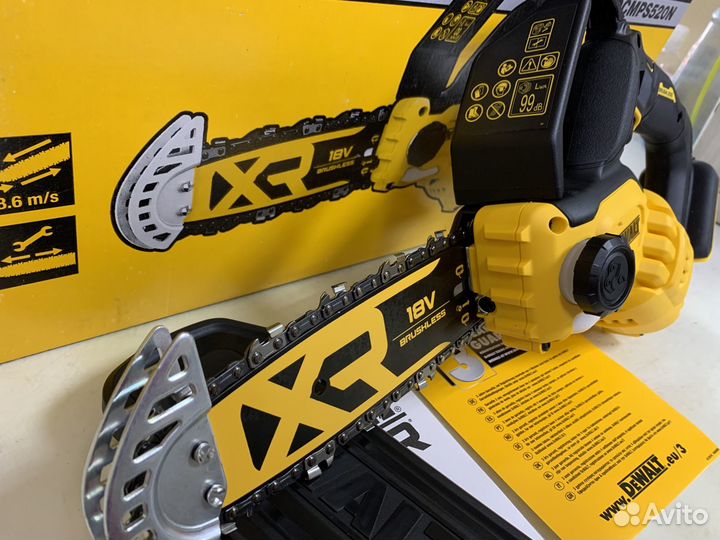 Мини цепная пила Dewalt dcmps520N (18В) европа