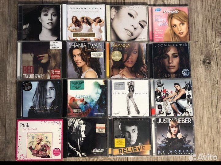 CD диски фирм. Попса, Bieber, Pink, Mody и др