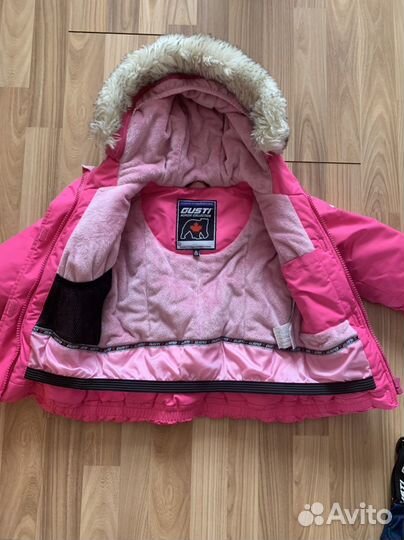 Зимний комбинезон для девочки 104