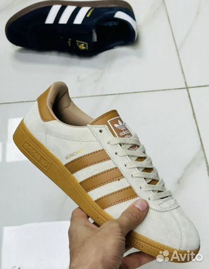 Adidas munchen бежевые