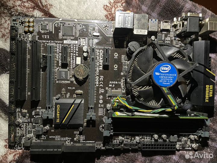 Комплект Gigabyte GA-H170-HD3 DDR3 Процессор In