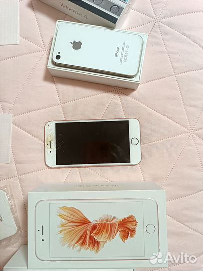 iPhone 6s и 4 на запчасти