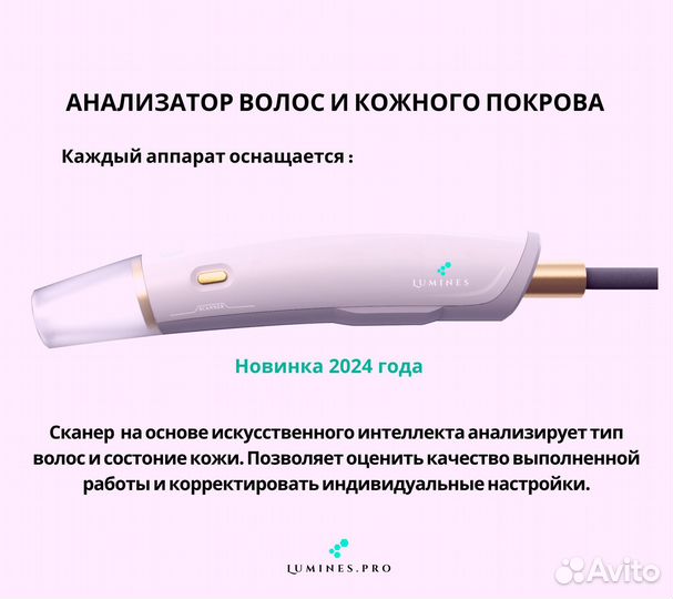 Аппарат для эпиляции Лю'Минес Эво Про 2400W