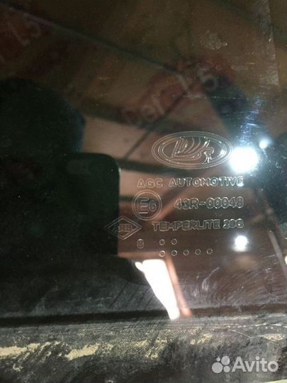 Стекло двери заднее правое Лада Х-Рей