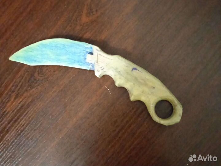 Нож керамбит Деверянный Самодельная работа