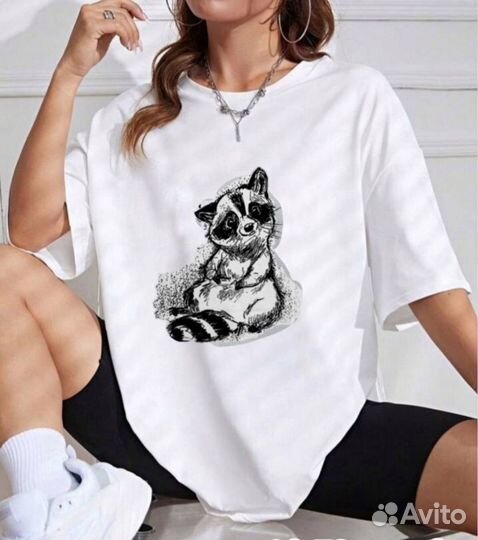 Футболка женская оверсайз