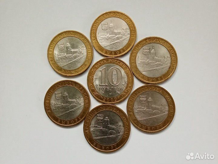 Монеты бим Выборг спмд