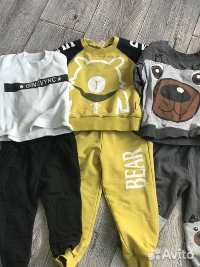 Детские вещи пакетом на мальчика 6м-1,3г