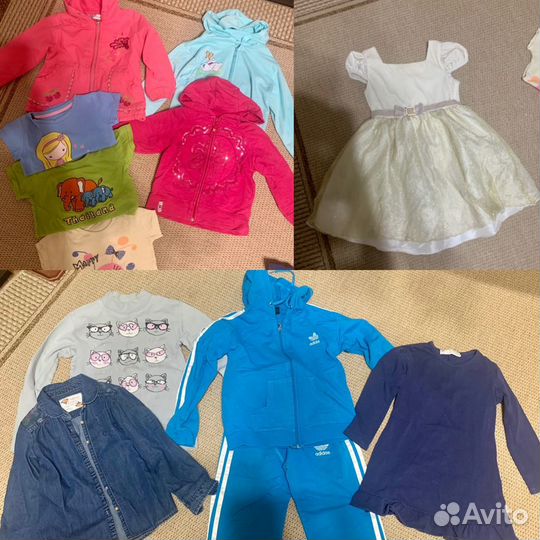 Вещи на девочку 4-6 лет пакетом