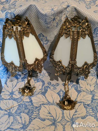 Бронзовые люстры СССР 2 шт