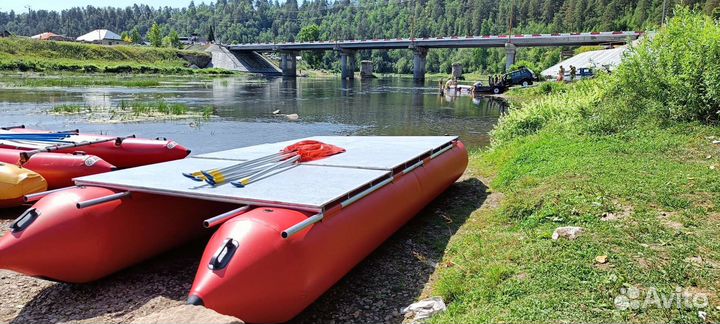 Аренда катамаранов с фанерной твердой палубой