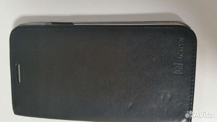 Чехол книжка на телефон. Натуральный