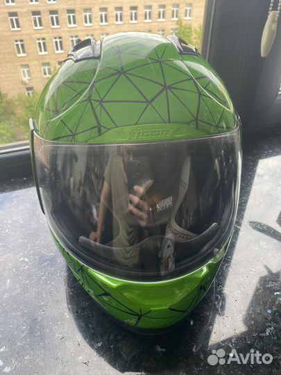 Мотоциклетный шлем icon xs