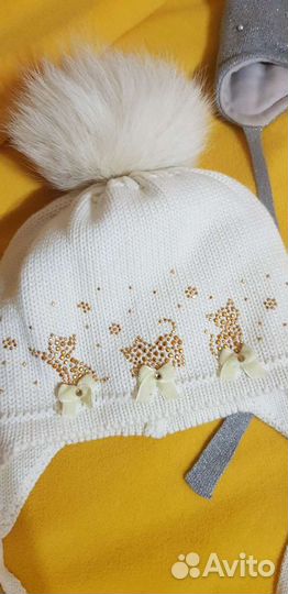 Шапки с натуральными бубонами