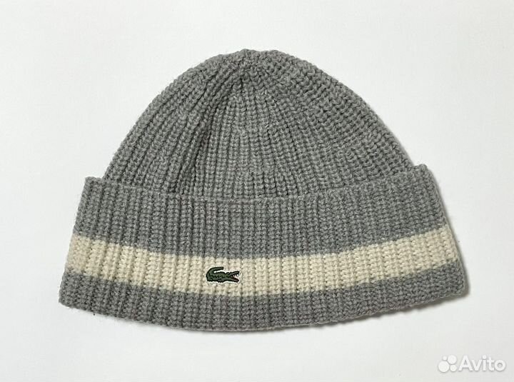 Шапка lacoste шерстяная