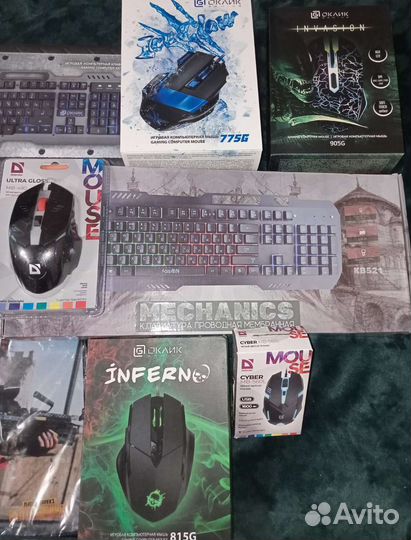 Новые/Клавиатура/Мышка/Коврик +