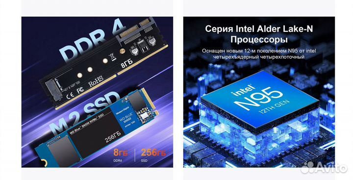 Мини пк Intel N95