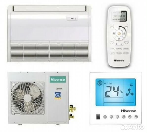 Напольно-потолочный сплит Hisens AUV-36HR4SB1