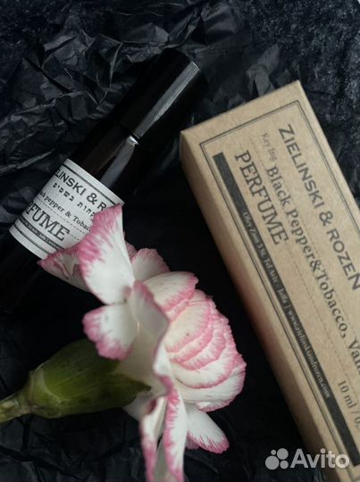 Zielinski rozen духи black pepper&tobacco, vanilla