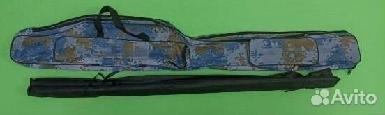 Чехол для удилищ двухсекционный с карманами