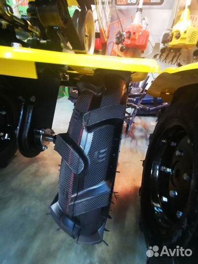 Мотоблок с колесами на 10 Huter-7500