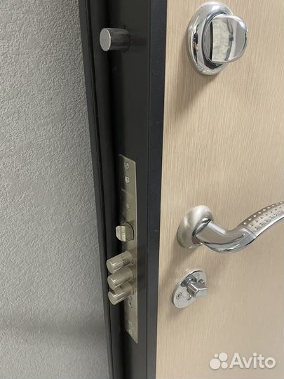 Дверь входная металлическая от застройщика