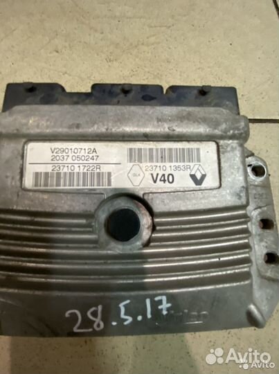 Блок управления двигателем (эбу) Renault Megan 3