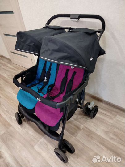 Коляска прогулочная для двойни бу