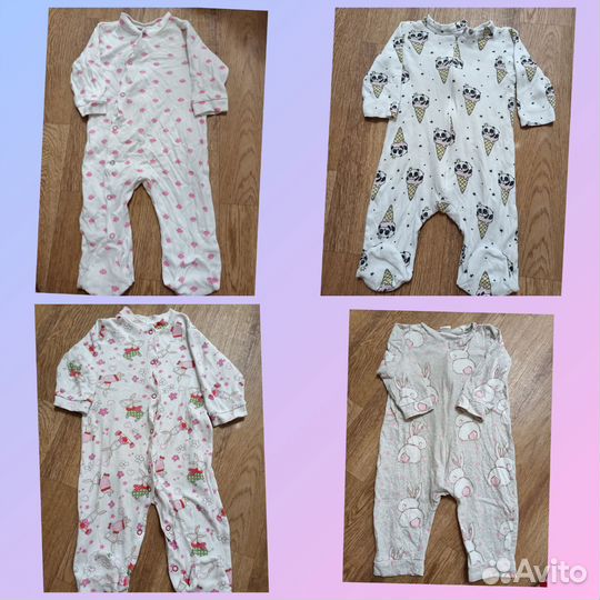 Детские вещи на девочку рост от 62 до 86