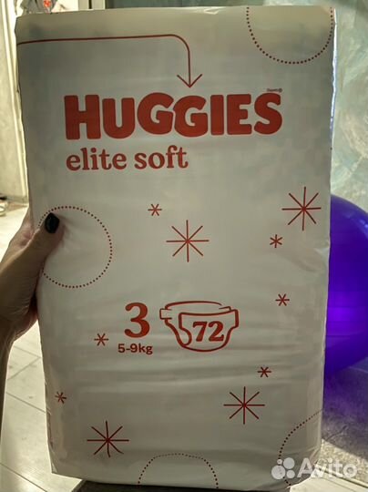 Подгузники huggies elite soft 3