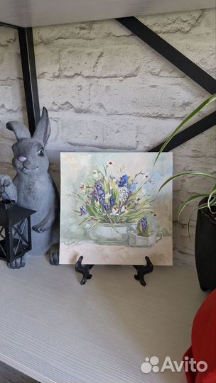 Картина маслом на холсте цветы