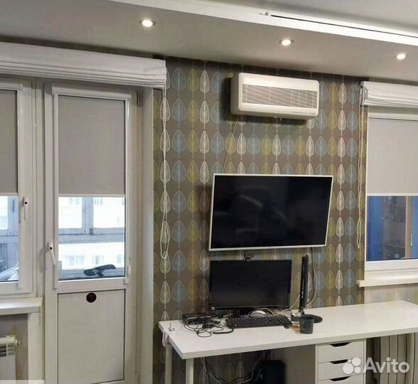 Римские шторы с автоматикой