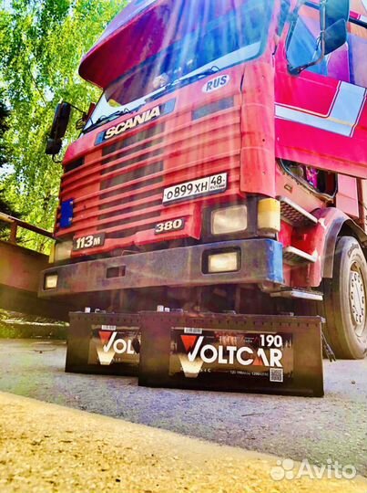 Аккумулятор на Скания/Scania 190ah 1300A