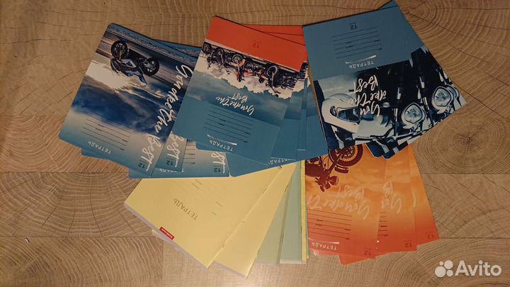 Тетради 12л (клетка/линия/косая линия)