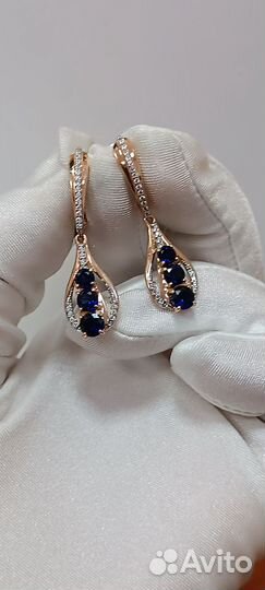 Золотые серьги 5.58 гр