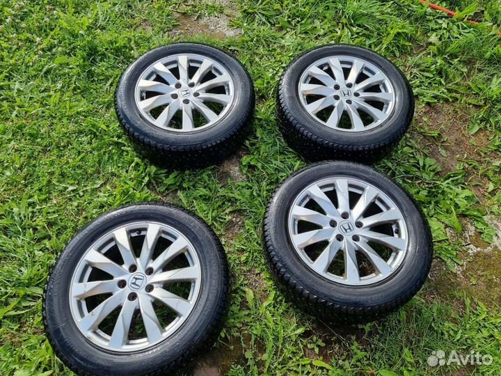 Комплект колес honda crv 3 диски и зимняя резина