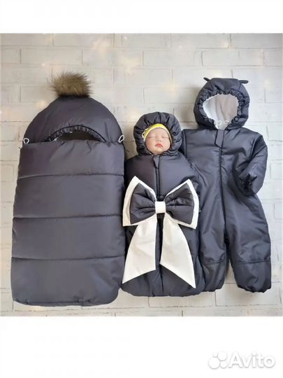 Конверт на выписку зимний