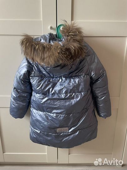 Пуховик детский для девочки / куртка зимняя