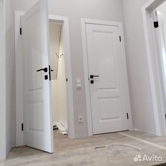 Межкомнатные двери белые классика