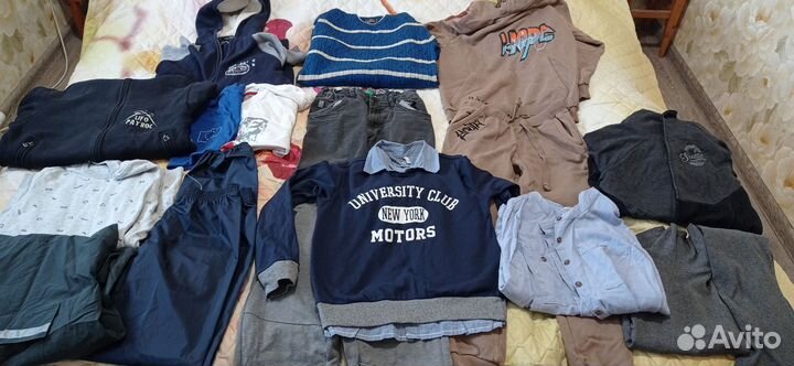 Вещи пакетом на мальчика 140 146