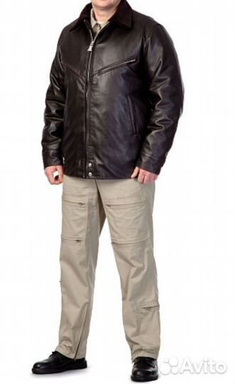 Кожаная куртка техноавиа, р50
