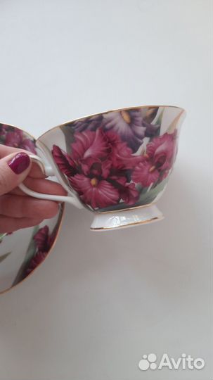 Набор чашка с блюдцем