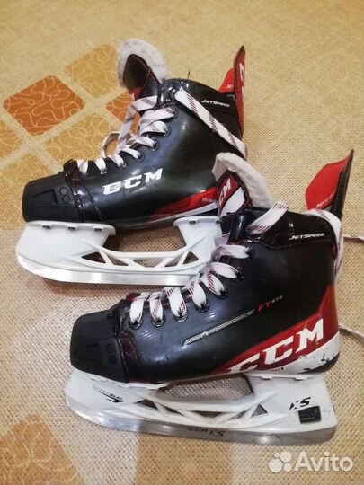 Коньки хоккейные ссм Jetspeed ft 475, размер 35eur