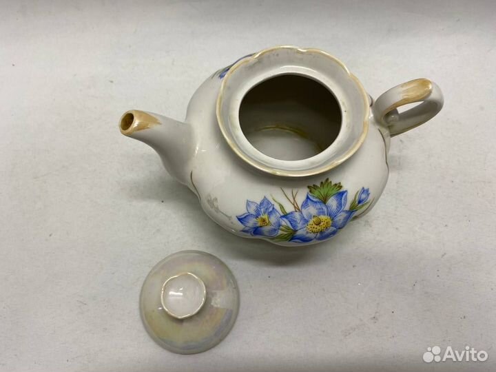 Чайник заварочный фарфор перламутр