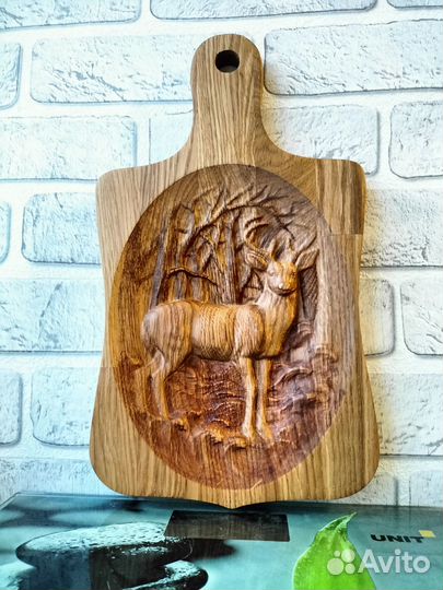 Доска разделочная деревянная декоративная