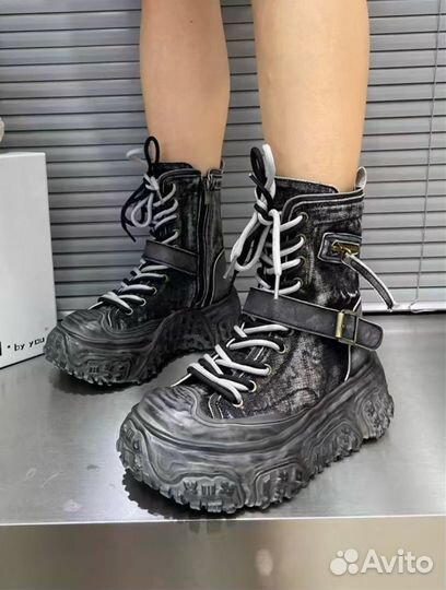 Ботинки Demonia black boots